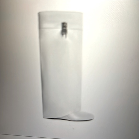 Shoes - 🤍🤍 gorgeous, gray padlock wedge heel boots🤍🤍